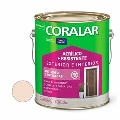 Tinta Acrílica Fosca 3,6L Coralar mais Resistente Areia CORAL / REF. 5271672