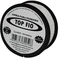 Linha Nylon 0,80mmx100m Pedreiro Lisa - Ref. 86 - TOP FIO