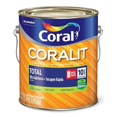 Base T Tinta Esmalte Acetinado Coralit Zero 3,2 Litros - Ref. 5267052 - CORAL