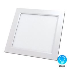 Luminária Plafon Led 6w 6500k Bivolt Embutir Quadrado Branco - Ref. DI48290 - DILUX