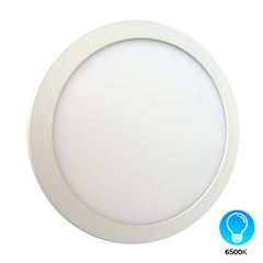 Luminária Painel LED 6W 6500K Bivolt Embutir Redondo Branco - Ref. DI48313 - DILUX
