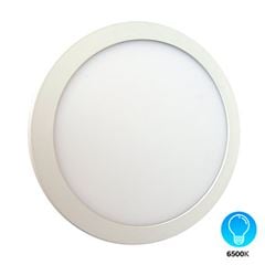 Luminária Plafon LED 12W 6500K Bivolt Embutir Redondo Branco - Ref. DI48351 - DILUX