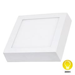 Luminária Painel Led 18w 3000K Bivolt Sobrepor Quadrado Branco - Ref. DI48566 - DILUX 