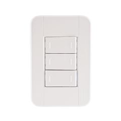 Interruptor 4x2 Paralelo Triplo 10A Tablet Branco TRAMONTINA / REF. 57240/078