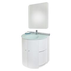 Gabinete de Banheiro Aço com Espelho Suspenso 58 cm Cris-Space - Ref.986-5 - CRISMETAL