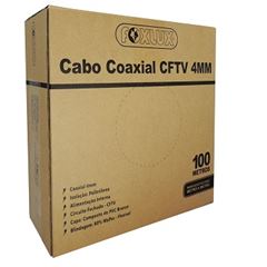 Cabo Coaxial CFTV 100m 80% Bipolar Branco - Ref. 66.15 - FOXLUX
