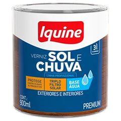 Verniz Brilhante 900ml Sol e Chuva Incolor Base Água - Ref.278300104R - IQUINE