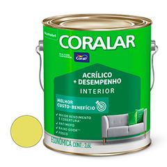 Tinta Acrílica Fosca Coralar Refresco 3,6 Litros - Ref. 5202314 - CORAL