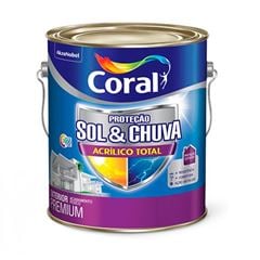 Tinta Base MF Acrílica Fosca Proteção Sol e Chuva Acrílico Total 3,2L CORAL / REF. 5281023