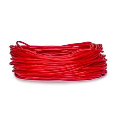 Espaguete PVC 5x6,8mm Vermelho 1kg - Ref.418 - PLASTMAR