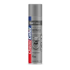 Tinta Spray Metálica 400ml  Prata - Ref. 680185 - CHEMICOLOR