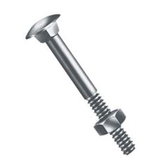 Parafuso Francês Aço 3/16X1 Zincado - Ref. 05395 - JOMARCA