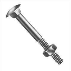 Parafuso Francês Aço 1/4x1 Zincado - Ref. 05406 - JOMARCA