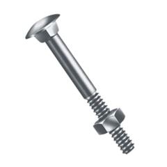 Parafuso Francês Aço 1/4x21/4 Zincado - Ref. 09142 - JOMARCA