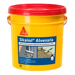 Aditivo Plastificante 18L Argamassa/Chap SIKANOL - Ref. 427766 - SIKA