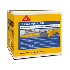 Impermeabilizante Revestimento 4KG SiKATOP 100 - Ref.428058 - SIKA