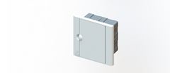 Caixa Distribuição PVC 3D Embutir Branco - Ref.7052 - TAF