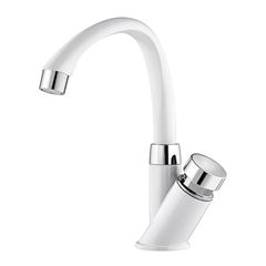 Torneira de Mesa para Lavatório Automática Móvel Bica Alta Branca TIGRE / REF. 300000654