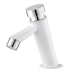 Torneira de Mesa para Lavatório Automática Bica Baixa Móvel Branca TIGRE / REF. 300000652