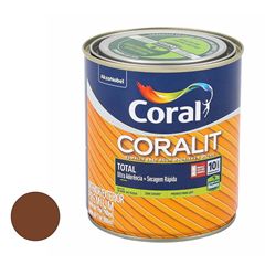 Tinta Esmalte Sintético Brilhante Coralit Total 900ML Tabaco CORAL/ REF. 520206