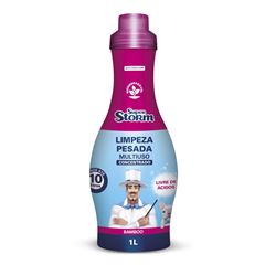 Limpador Piso 1 Litro Super Storm Limpeza Pesada - Ref. BFM047 - PULVITEC
