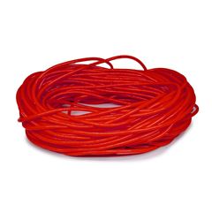 Espaguete PVC 5X6,8mm Vermelho Opaco 1kg - Ref.420 -PLASTMAR 