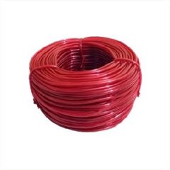 Espaguete PVC 5X6,8mm Vermelho Opaco 1kg - Ref.420 -PLASTMAR 