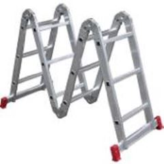 Escada De Alumínio 3x4 Degraus Articulável Com 13 Posições - Ref.ESC0292 - BOTAFOGO