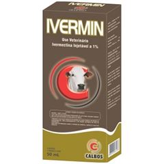 Vermifugo Ivermin 50ml - PA0160 - CALBOS