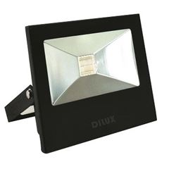 Refletor LED50W Bivolt RGB Slim Preto - Ref. DI61657 - DILUX