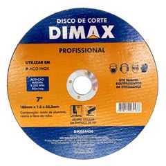 Disco de Corte 7 Polegadas Inox DIMAX / REF. DMX64436