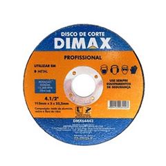 Disco de Corte para Metal 4.1/2 Pol. - Ref. DMX64443 - DIMAX