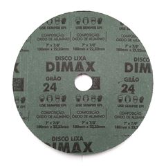Disco Lixa Grão 24 180x22mm Aço DIMAX / REF. DMX64887