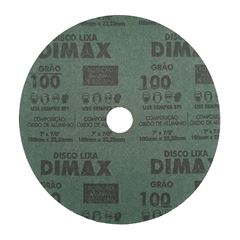 Disco Lixa Grão 100 180x22mm Aço DIMAX / REF. DMX64931