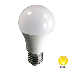 Lâmpada LED Bulbo 11W A60 E27 Bivolt 3000K Branco Quente - Ref. DI55441 - DILUX