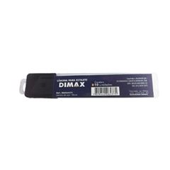 Lâmina para Estilete em Aço 18mm com 10 Peças DIMAX / REF. DMX64375