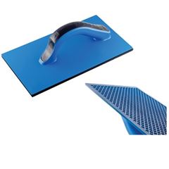 Desempenadeira Azul de PVC Estriada 14x27cm - Ref. 11014 - DIMAX