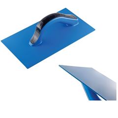 Desempenadeira Azul de PVC Lisa 14x27cm - Ref. 12014 - DIMAX