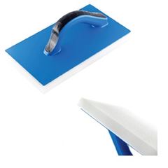 Desempenadeira PVC 17x30cm com Espuma Azul DIMAX / REF. 13015
