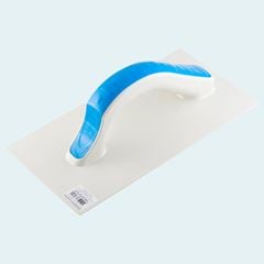 Desempenadeira de PVC para Grafiato 9 x 25cm Branco PLASUNI / REF. 150237