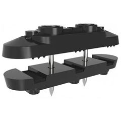 Fixa Fio Plástico Cleats Trifásico Pacote 200 Peças - Ref. 7069030011 - RIBEIRO FABRIL 