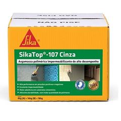Impermeabilizante Revestimento 18kg Sikatop 107 - Ref. 427869 - SIKA