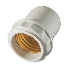 Soquete Baquelite E27 Abajur Branco - Ref.30163 - MECTRONIC
