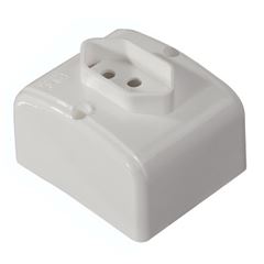 Tomada Sobrepor 2P+T 20A Retangular - Ref. 39190 - Mectronic 