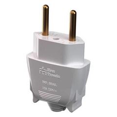 Plug Macho 2P 20A 180g Branco - Ref.39221 - MECTRONIC