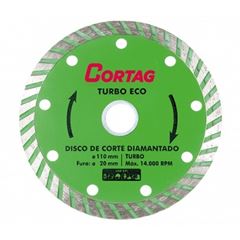 Disco Diamantado 110x20mm Eco Turbo - Ref.60598 - CORTAG