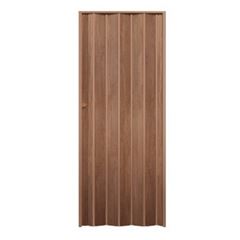 Porta Sanfonada de PVC 80x210cm Wood Castanho - Ref.05081603 - ARAFORROS