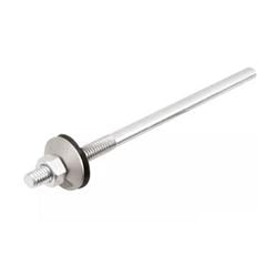 Haste de Alumínio Para Telha com Porca e Arruela 1/4x250mm - Ref.32867 - JOMARCA