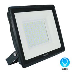 Refletor Led de Alumínio 100W Bivolt 6500K Preto DILUX / REF. DI70765