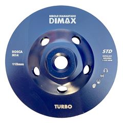 Rebolo Diamantado 115mm Turbo DIMAX / REF. DMX73841